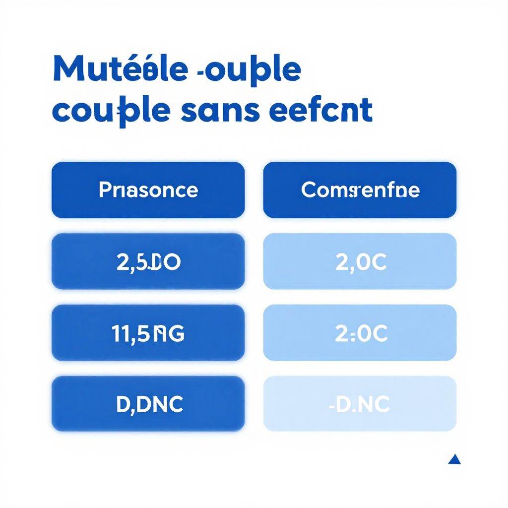 Mutuelle couple sans enfant : comparatif 2026